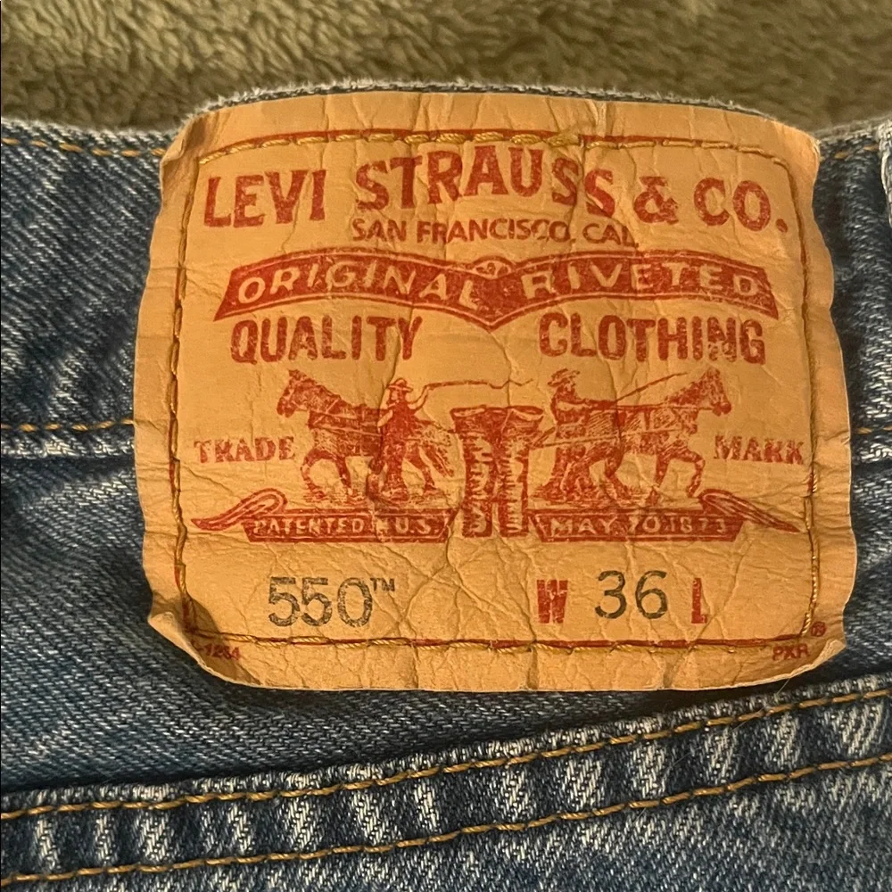 Levi’s 550 Classic Blue Denim Men's Shorts